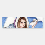 Edeline - Mermaid & Harp Seal Bumper Sticker