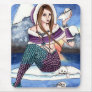 Edeline - Mermaid & Harp Seal Mousepad