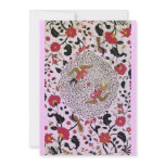 EDEN ,black and white ,red pink Personalized Invite