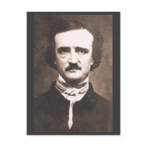 Edgar Alan Poe Postcard