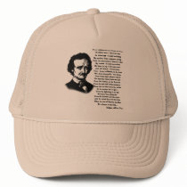 Edgar Allan Poe Poem ALONE Trucker Hat