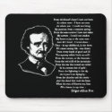 Edgar Allan Poe Poem ALONE mousepads
