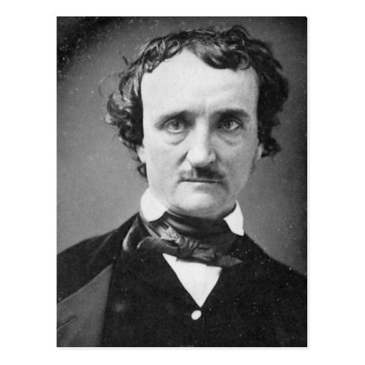 Edgar Allan Poe ~ Portrait 1849 Postcard