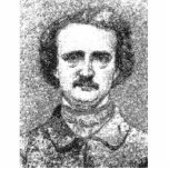 Edgar Allan Poe Portrait Acrylic Cut Out