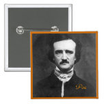 Edgar Allan Poe Portrait Pin