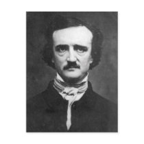 Edgar Allan Poe Portrait Post Card