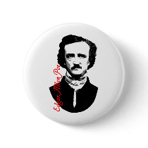 Edgar Allan Poe Portrait T-shirts, Hoodies Buttons