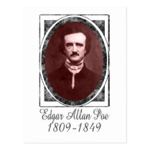 Edgar Allan Poe Postcard