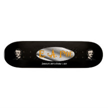 Edgar Allan Poe Skate Board