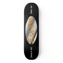 Edgar Allan Poe Custom Skate Board