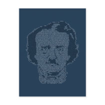 Edgar Allen Poe Post Card
