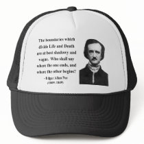 Edgar Allen Poe Quote 10b Hats