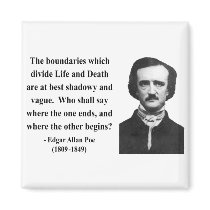 Edgar Allen Poe Quote 10b Fridge Magnet