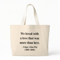 Edgar Allen Poe Quote 12a Tote Bag