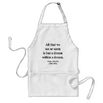 Edgar Allen Poe Quote 1a Apron