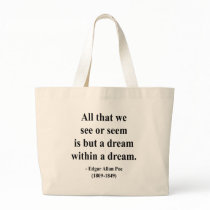 Edgar Allen Poe Quote 1a Bag
