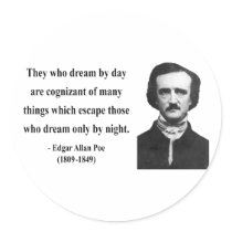 Edgar Allen Poe Quote 3b Sticker