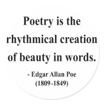 Edgar Allen Poe Quote 5a Stickers