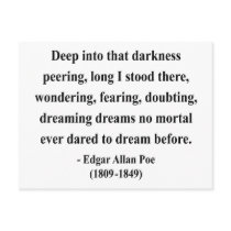 Edgar Allen Poe Quote 8a Post Cards