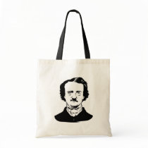 Edgar Allen Poe Raven Tote Bags