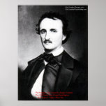 Edgar Allen Poe "Religion Is" Wisdom Quote Gifts posters