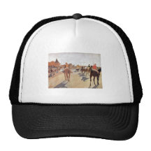 Edgar Degas - 1869-72 Jockeys @ Grand Stand Horse Hat