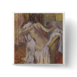 Edgar Degas - After Bath to Dry Wife nude 1896-98 buttons