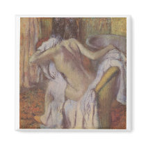 Edgar Degas - After Bath to Dry Wife nude 1896-98 Fridge Magnets