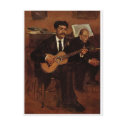 Edgar Degas  - Artist's Father 1871-72 Oil Canvas postcards