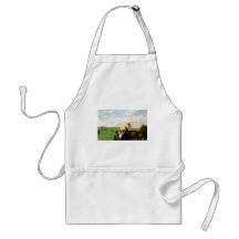 Edgar Degas - At country Races 1872 Horse Scape Aprons