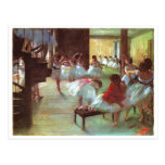Edgar Degas - Ballet 1879-80 Shoe Stair Dancer Oil Postcards