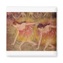 Edgar Degas - Bowing Dancers 1885 Girls Ballet magnets
