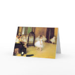 Edgar Degas - Dance Class cards