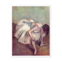 Edgar Degas - Dancer 1881-83 Ballet Stretch pastel postcards