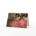 Edgar Degas - Dancers in Pink cards