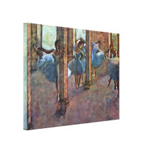 Edgar Degas - dancers in the foyer Canvas Print