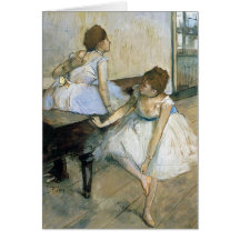 Edgar Degas - Dancers Resting Greeting Cards