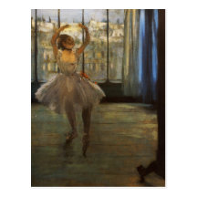 Edgar Degas Danseuse posant chez un photographe Post Cards