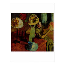 Edgar Degas - Fashion Product 1885 Woman Hat Post Cards