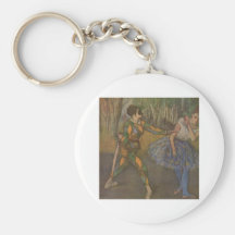 Edgar Degas - Harlequin & Colombine 1884 Key Chain