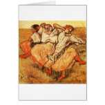 Edgar Degas Les Trois danseuses russes Card