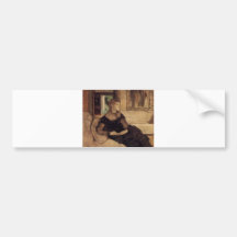 Edgar Degas - Madame Théodore Gobillard 1869 oil Bumper Sticker
