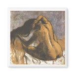 Edgar Degas - Nude Woman Combing Hair Lady Naked magnets