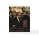 Edgar Degas - Orcchestra of Opera 1870 Clarinet cards