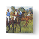 Edgar Degas - Race Horses Jockey Trees Rennpferde buttons