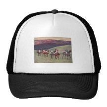 Edgar Degas - Race Horses Training 1894 racehorses Trucker Hat