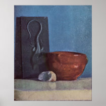 Edgar Degas - Still Life w/ Lizard 1958-60 oil