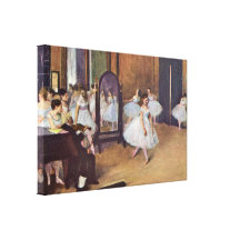 Edgar Degas - The dance hall Gallery Wrapped Canvas