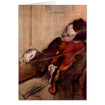 Edgar Degas - The violinist Cards