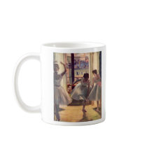Edgar Degas - Three dancers in a practice room Mugs
